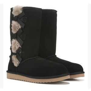 Koolaburra by UGG Women's Victoria Tall Winter Boot Black Size 9 NEW